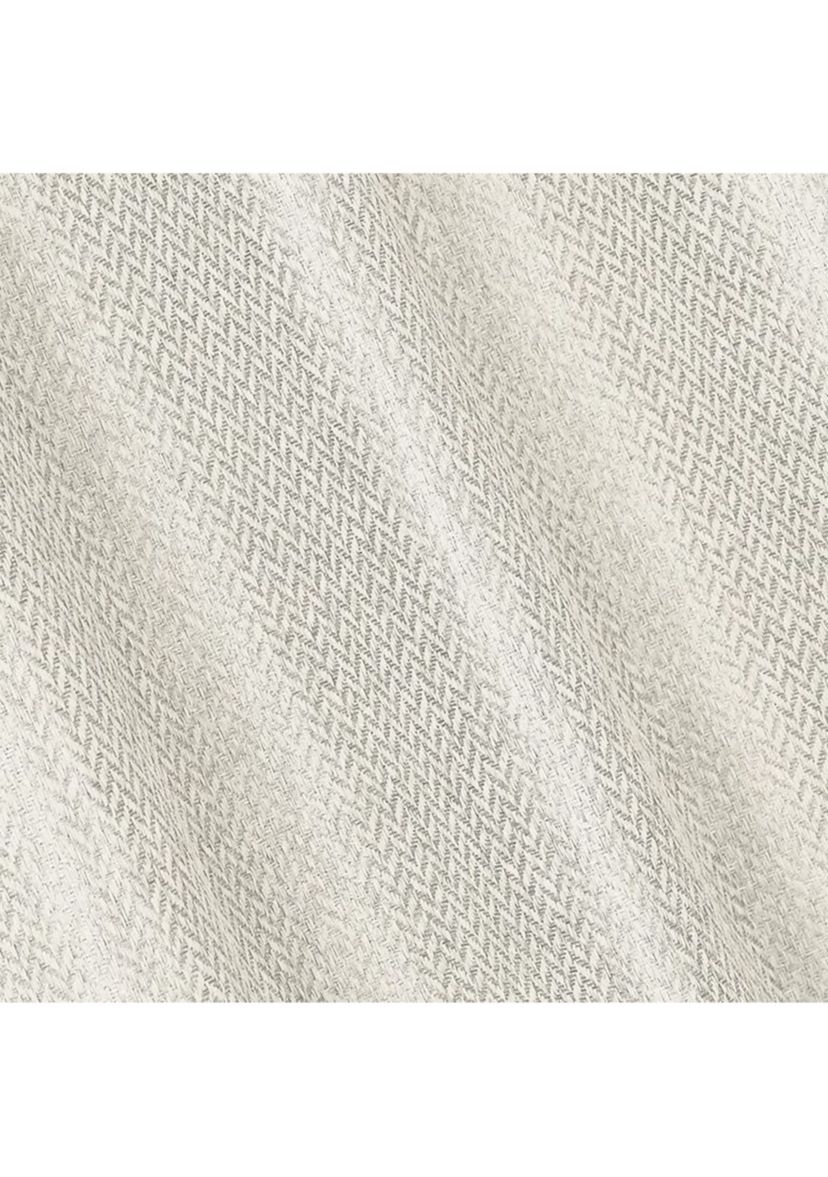 Boston Woven Herringbone Blackout Thermal Insulated Window Panel Pair