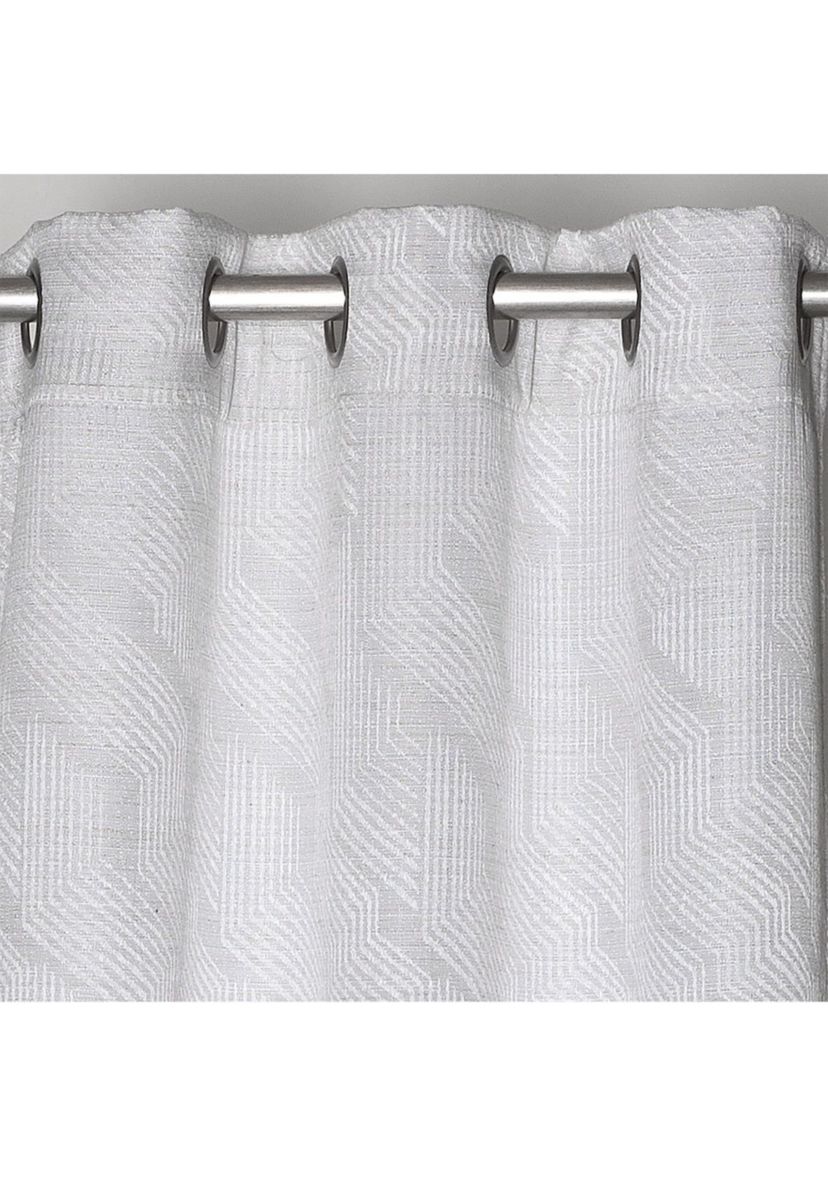 Lexington Threaded Lurex Jacquard Design Room Darkening  Window Panel Pair