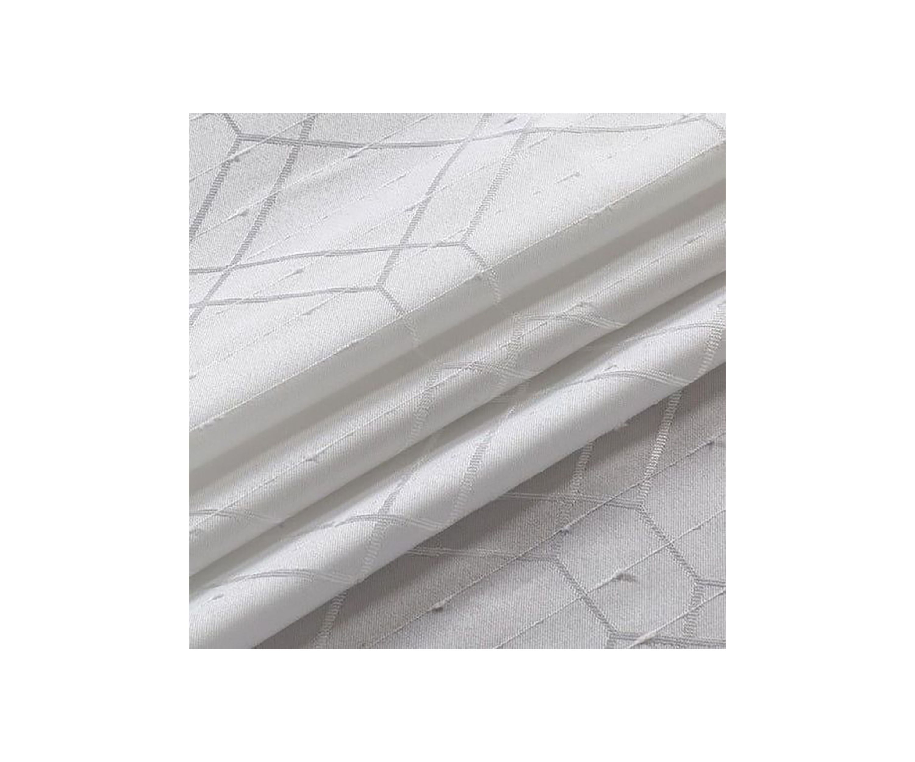 St.Pierre 3D Tonal Embroidered Room Darkening Single Window Panel