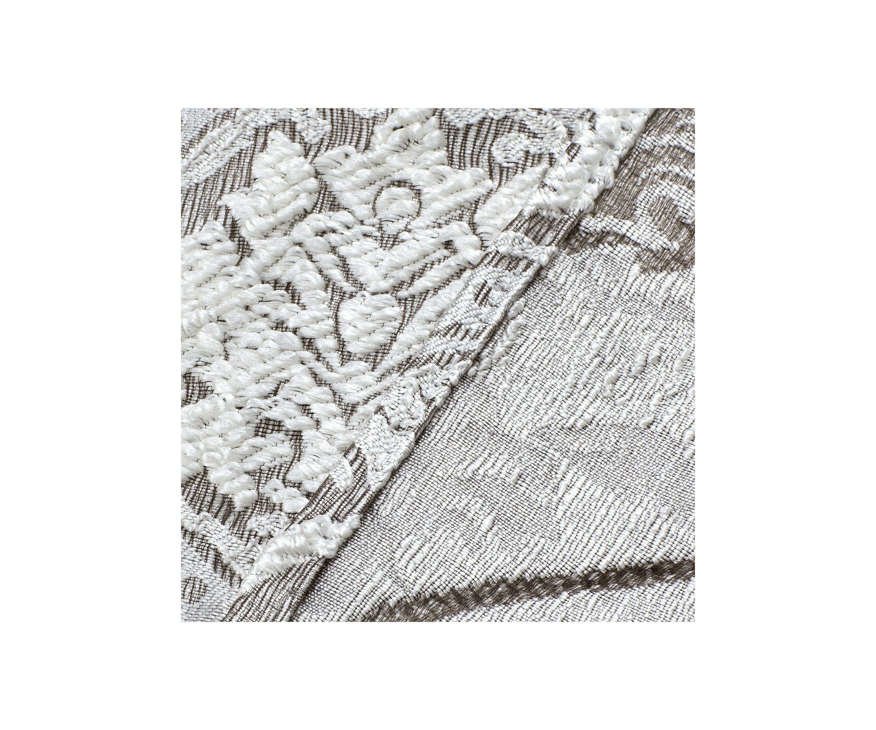 Monaco Jacquard Embroidered Satin Textured Room Darkening Window Panel Pair