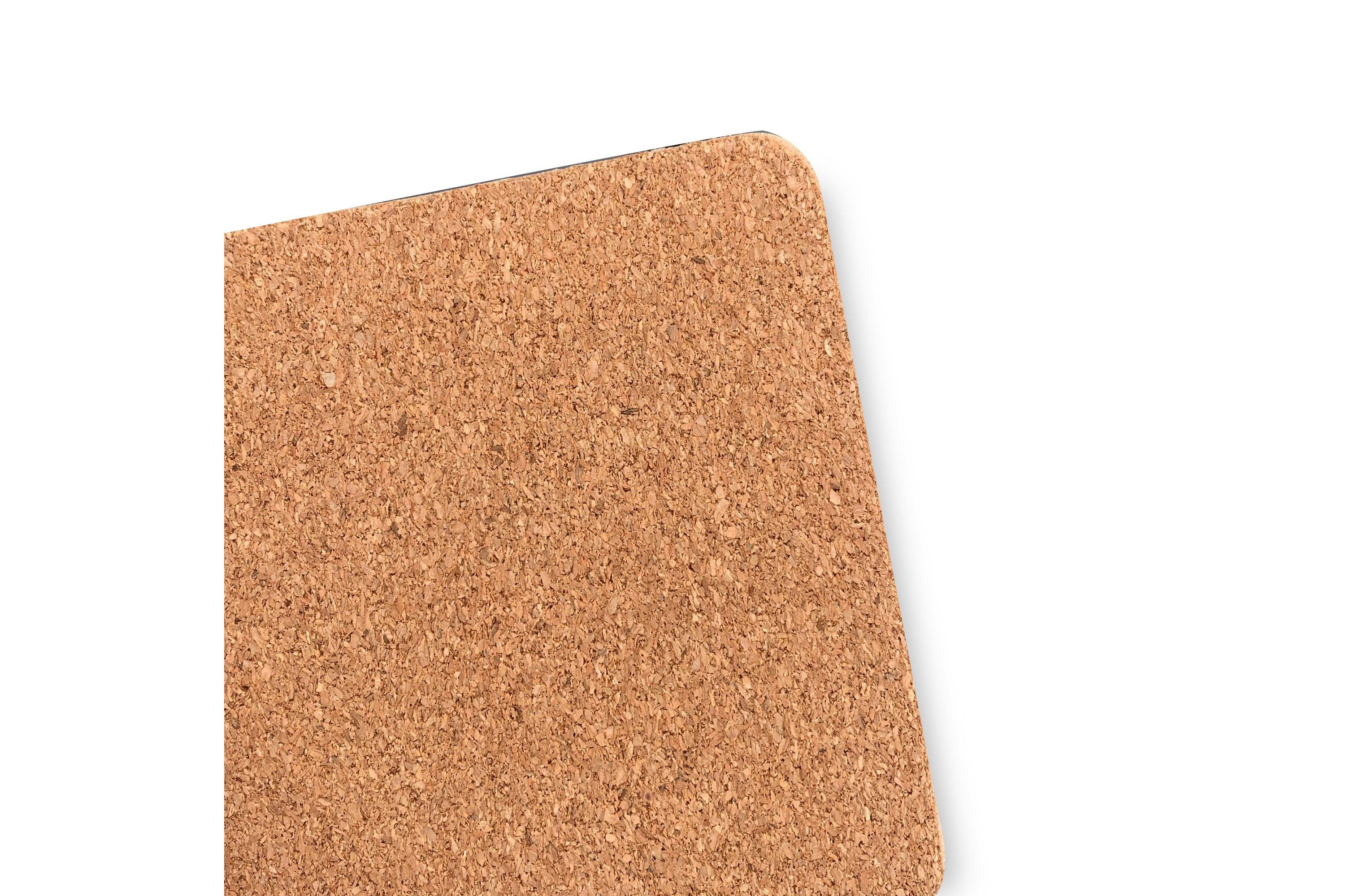 Marble Cork Foil Printed Marble Granite Designed Thick Cork Textured 4" x 4" Square Coaster Set of 4