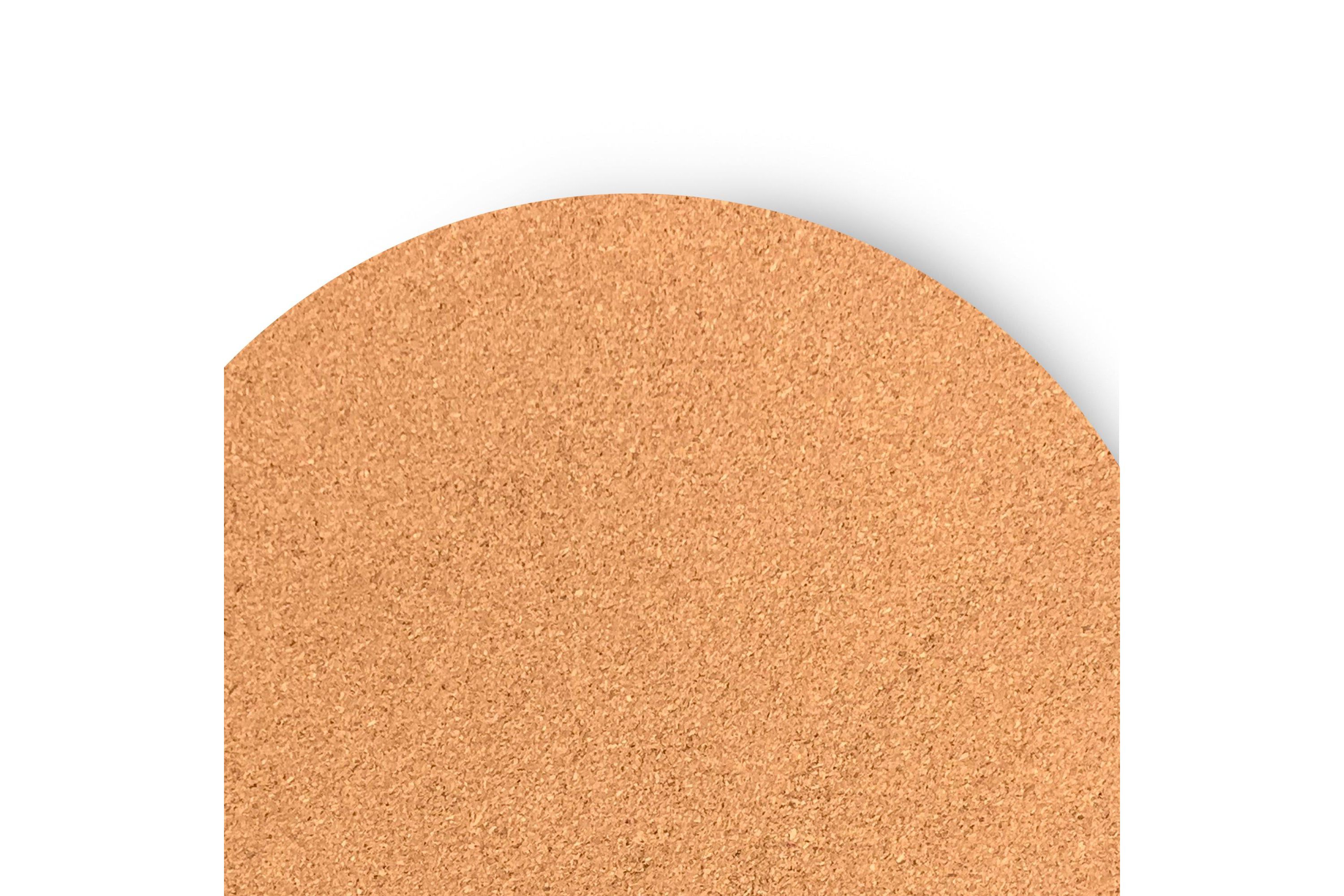 Marble Cork Foil Printed Marble Granite Designed Thick Cork Textured 4" x 4" Round Coaster Set of 4
