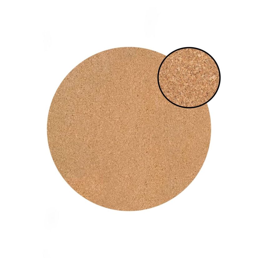 Marble Cork Foil Printed Marble Granite Designed Thick Cork Textured 15" x 15" Round Placemat Set of 2