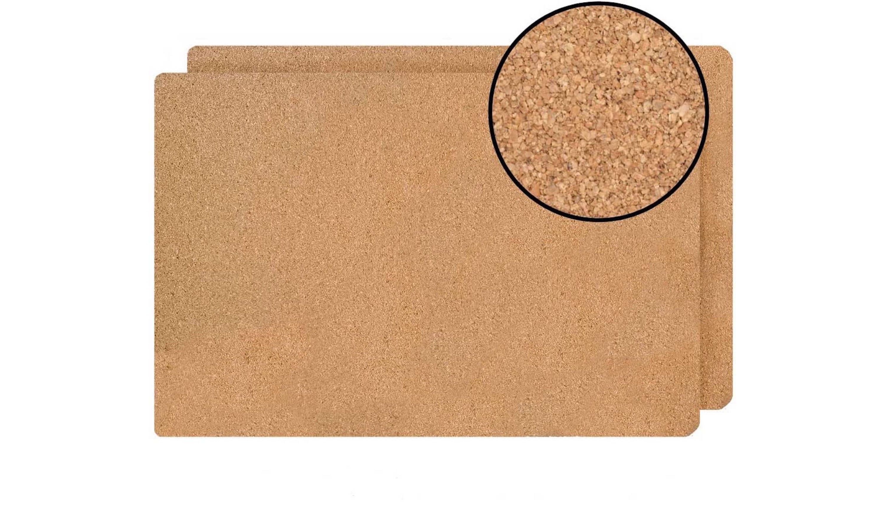 Marble Cork Foil Printed Marble Granite Designed Thick Cork Textured 12" x 18" Rectangular Placemat Set of 2