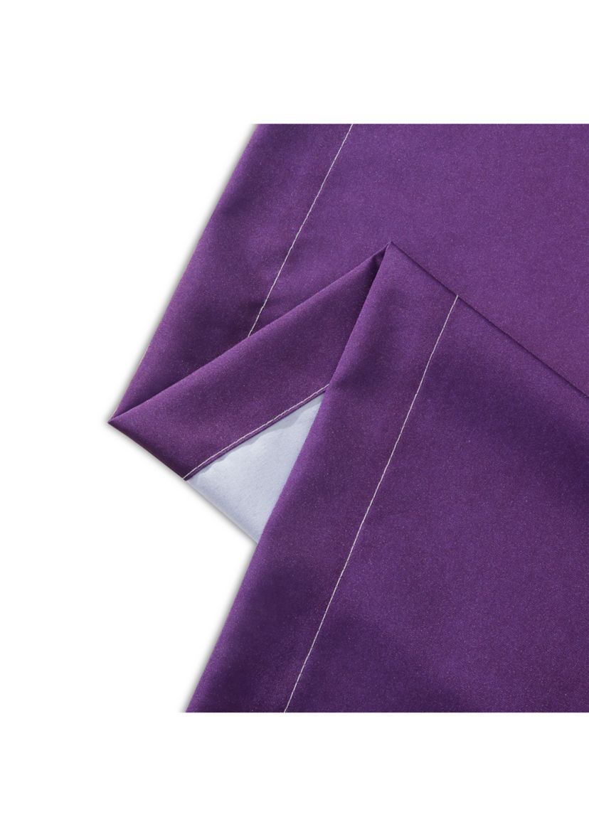 Shades Room Darkening Rod Pocket Window Curtain Panel Pair