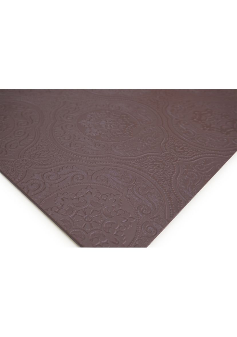 Hyde Park Faux Leather with Suede Backing Placemats- Set of 4