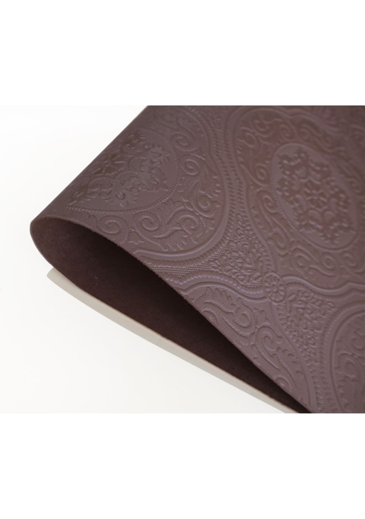 Hyde Park Faux Leather with Suede Backing Placemats- Set of 4