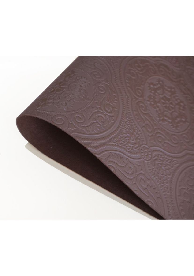 Hyde Park Faux Leather with Suede Backing Placemats- Set of 4