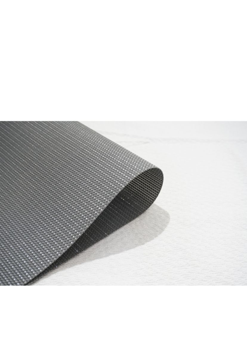 Natural Shimmer Woven Textilene Rectangular Set of 6 Placemats