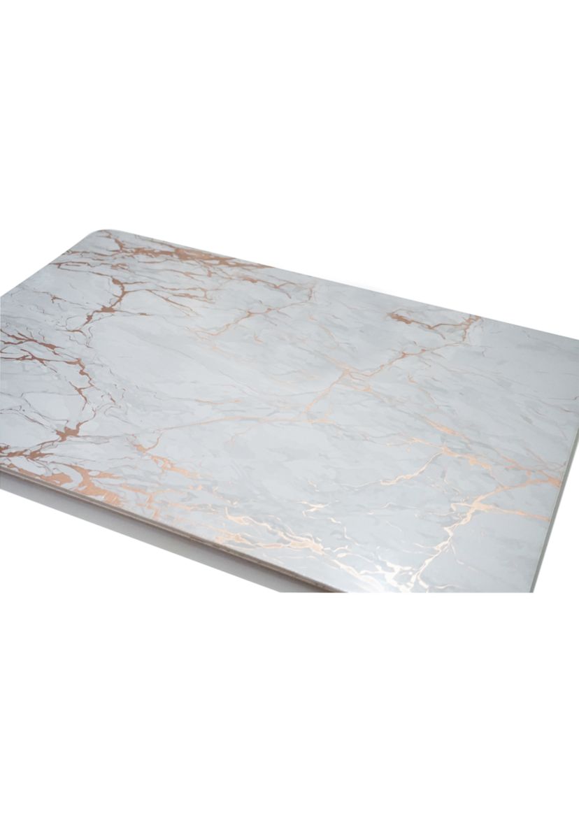 Marble Cork Foil Design Rectangle Set of 2 Placemats
