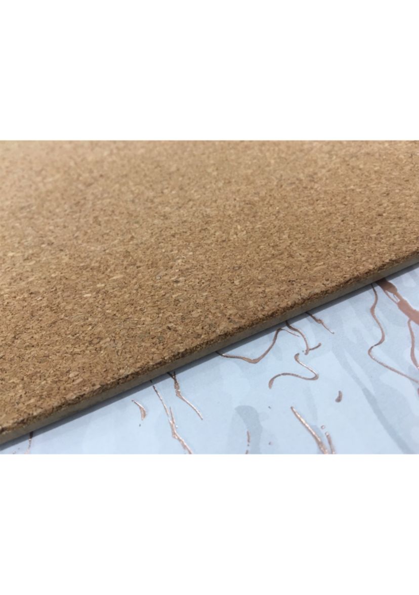 Marble Cork Foil Design Rectangle Set of 2 Placemats