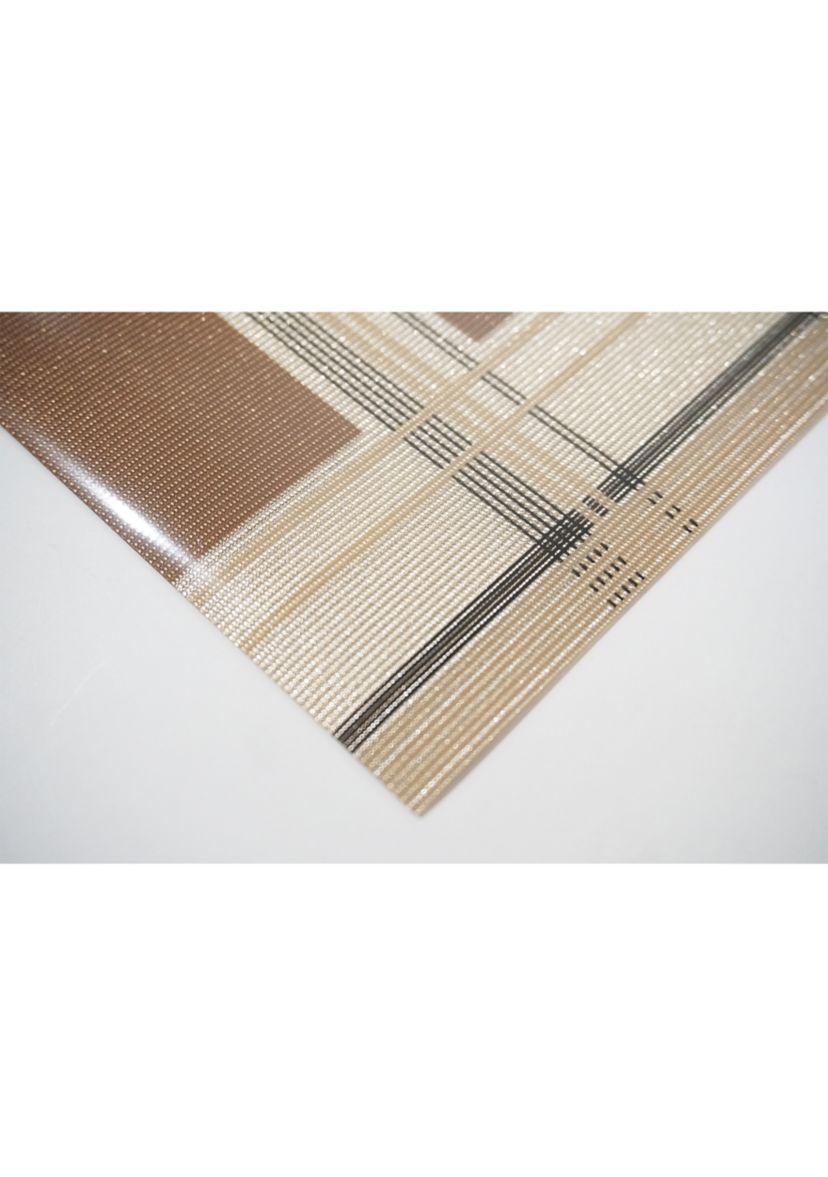 Sidewalks Reversible Metallic Printed Set of 4 Placemats