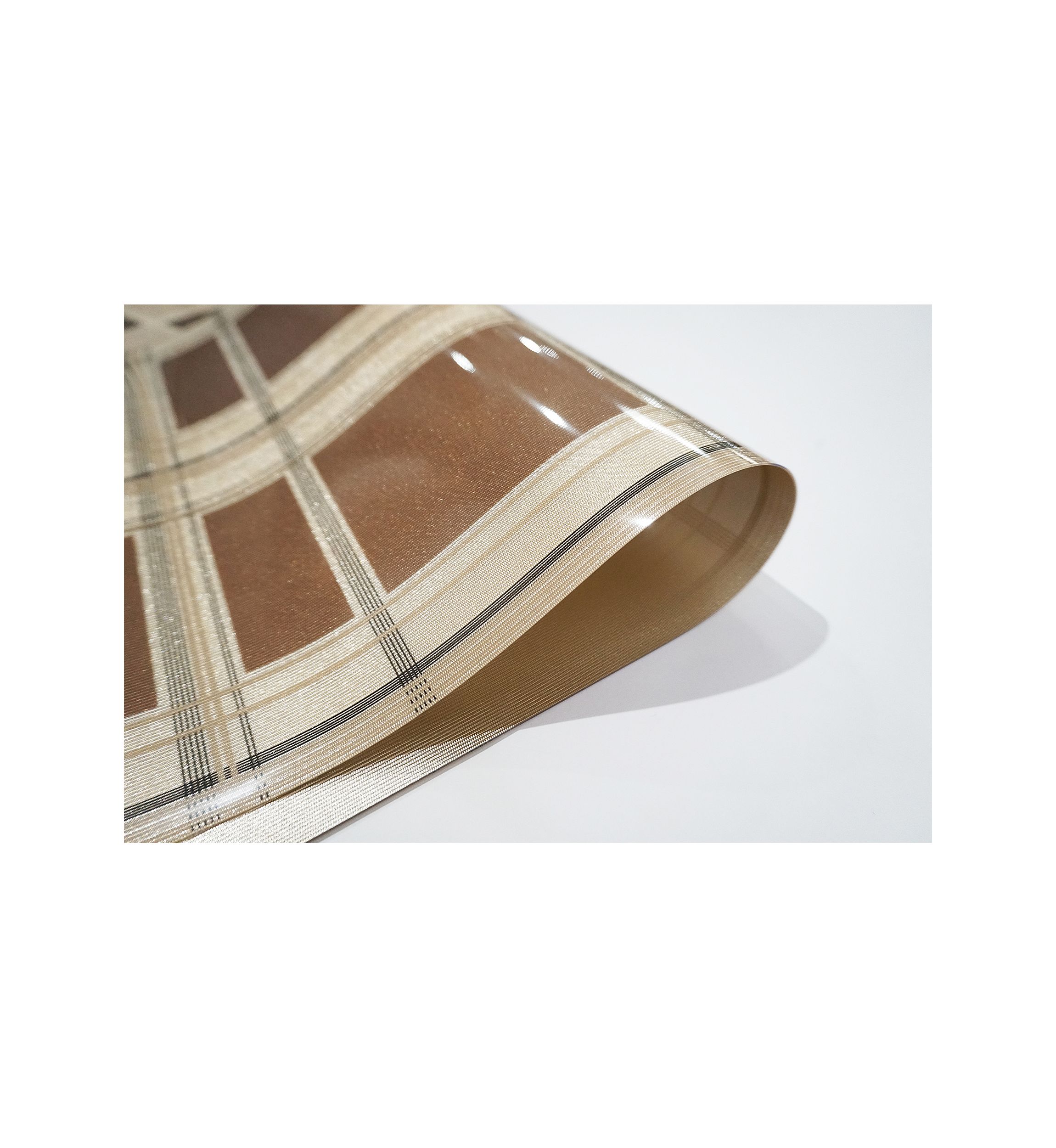 Sidewalks Reversible Metallic Printed Set of 4 Placemats