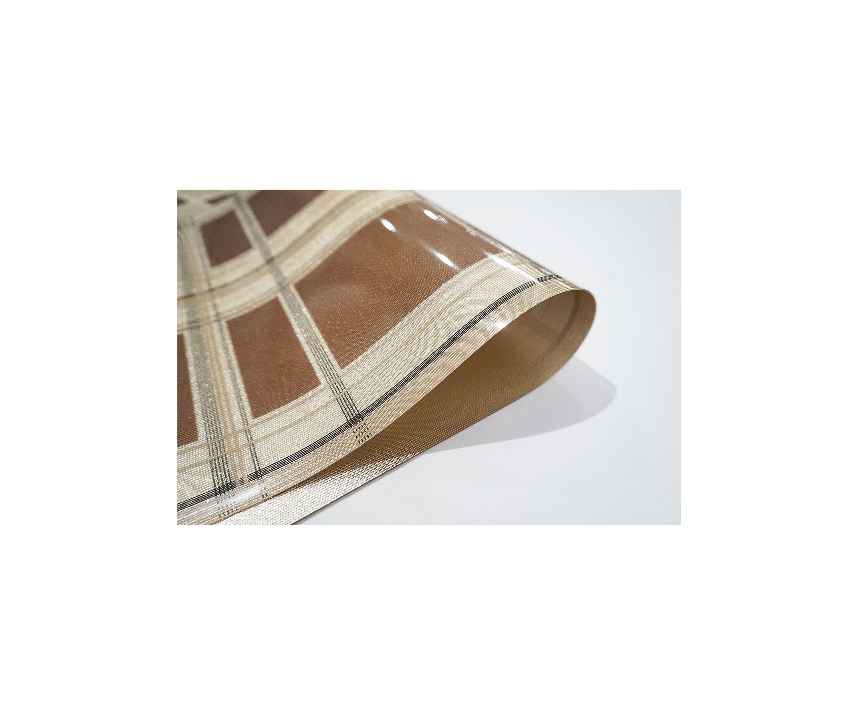 Sidewalks Reversible Metallic Printed Set of 4 Placemats