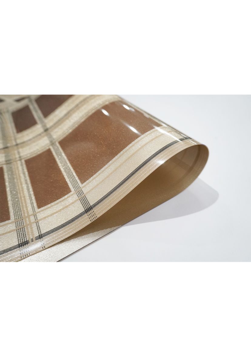 Sidewalks Reversible Metallic Printed Set of 4 Placemats