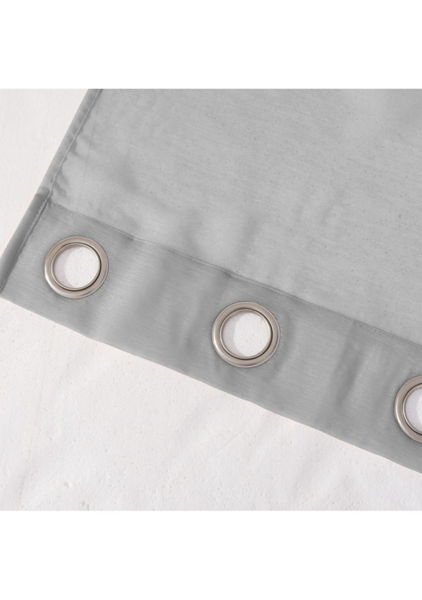 Malibu Solid Color Semi-Sheer Extra Wide Grommet Panel Pair Window Curtains 108" x 84”
