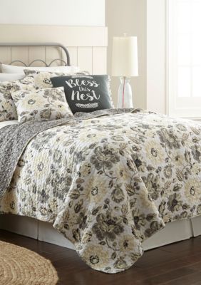 levtex zarya neutral quilt set collectio