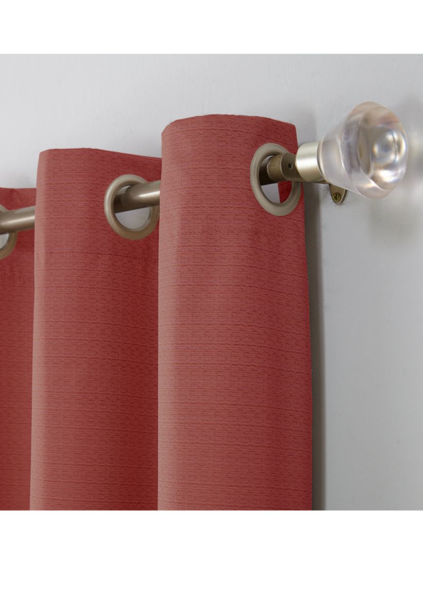 Cooper Textured Thermal Insulated Grommet Curtain Panel