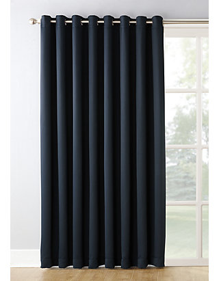 Hayden Extra Wide Blackout Sliding Patio Door Curtain Panel