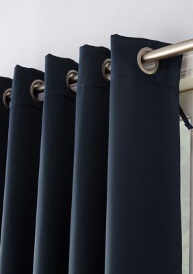 Sun Zero Hayden Extra Wide Blackout Sliding Patio Door Curtain
