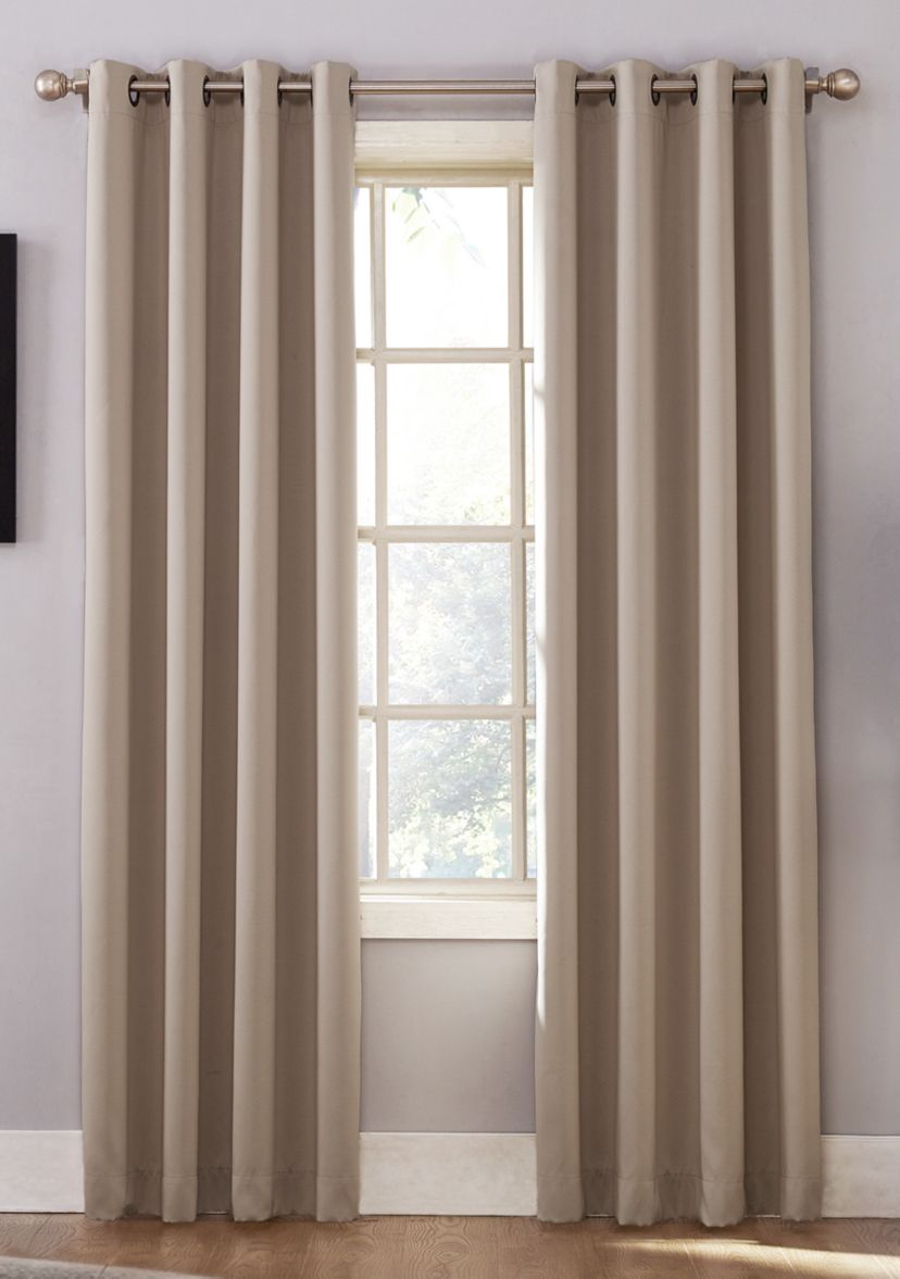 Oslo Grommet Home Theater Grade Extreme Blackout Grommet Curtain Panel