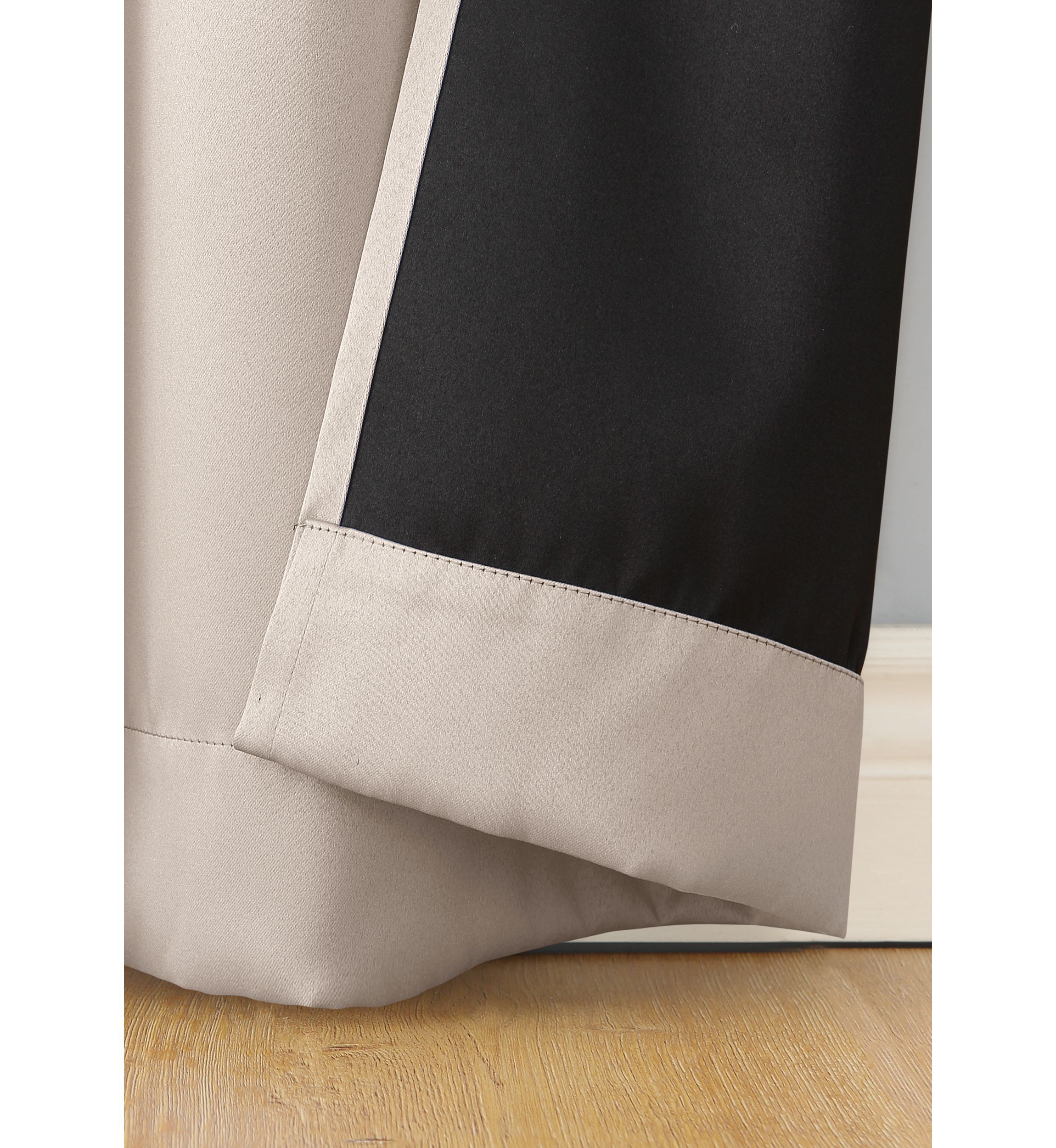 Oslo Grommet Home Theater Grade Extreme Blackout Grommet Curtain Panel