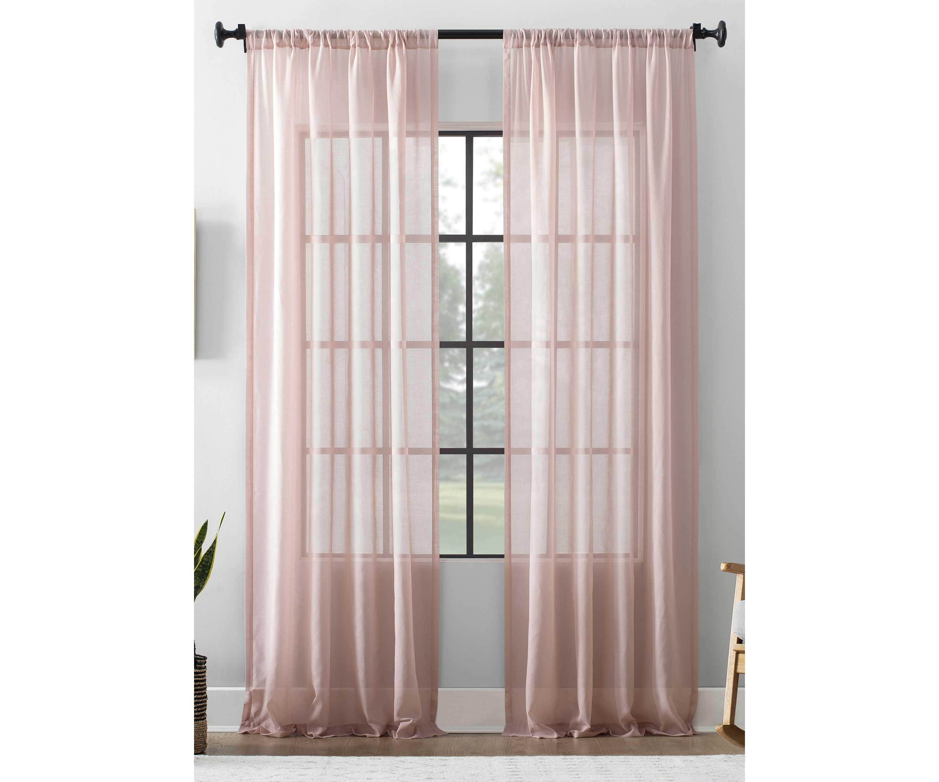 Textured Sheer Curtain