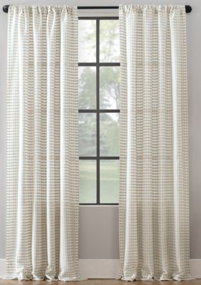 Clean Window Modern Check Pattern Curtain Panel Belk