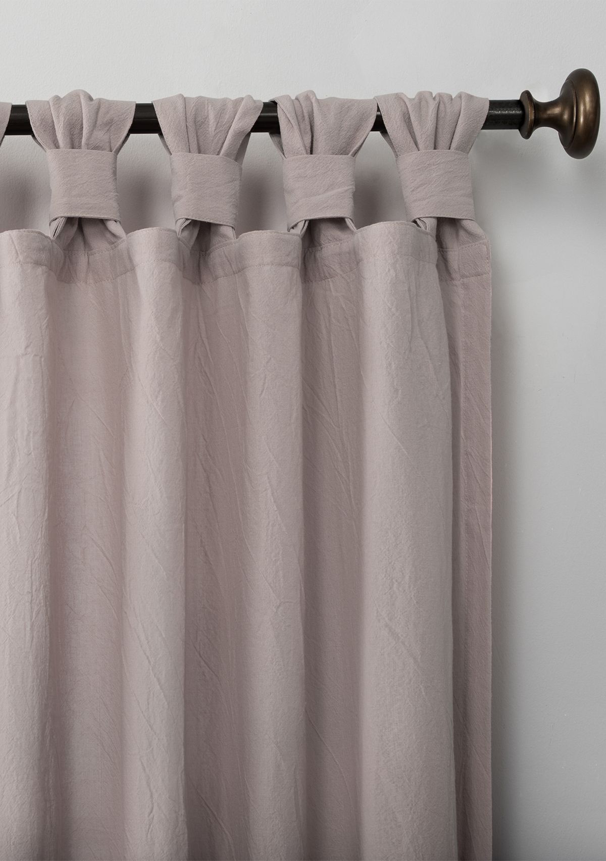 Washed Cotton Twist Tab Window Curtain