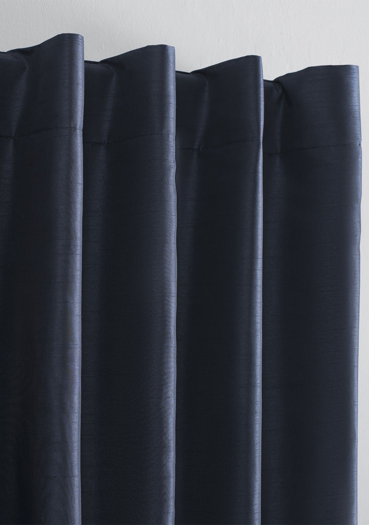 Evelina Faux Dupioni Silk Thermal Extreme Blackout Back Tab Window Curtains