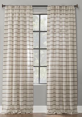 Twill Stripe Anti-Dust Window Curtain