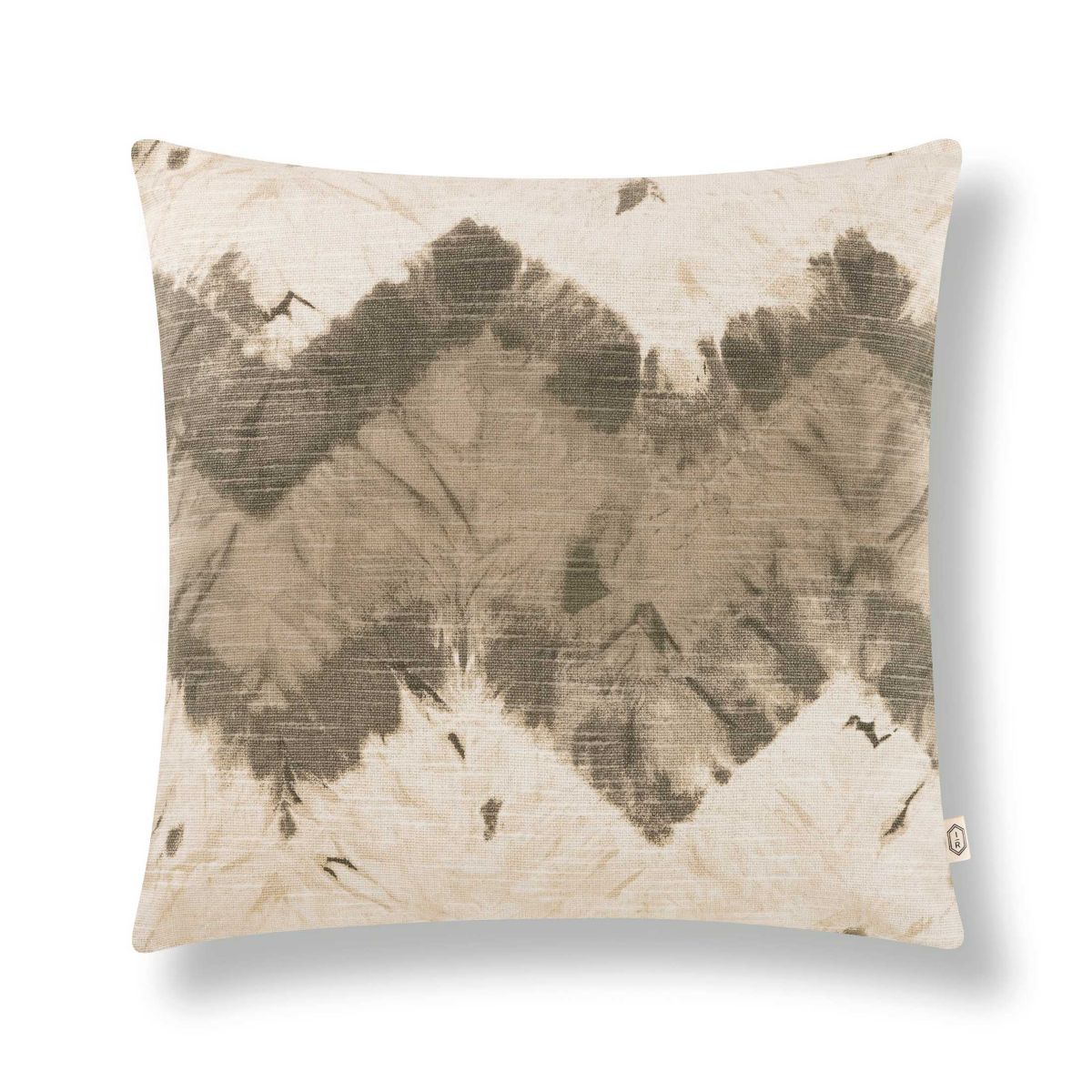 Kanoko Shibori Chevron 100% Cotton Decorative Pillow