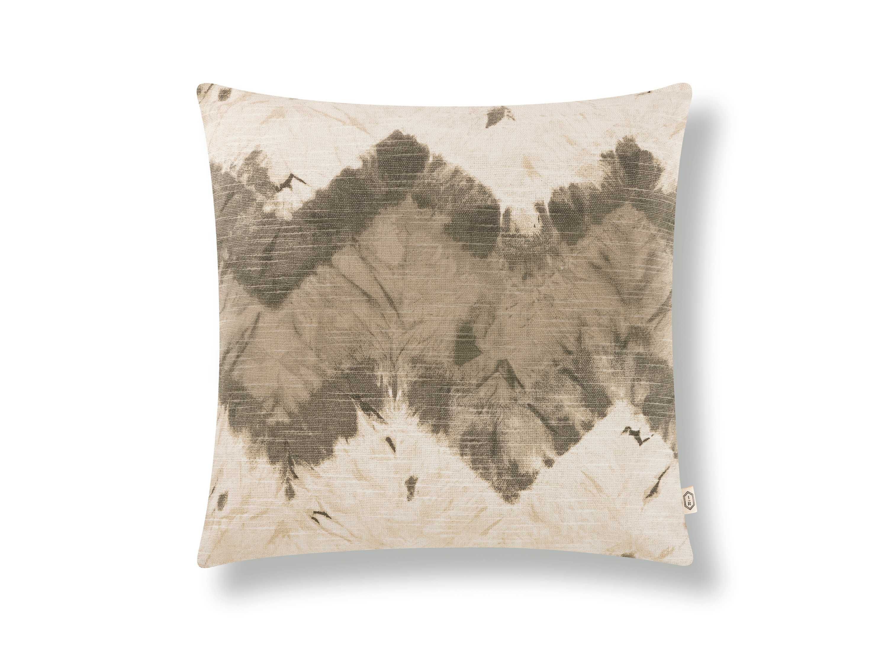 Kanoko Shibori Chevron 100% Cotton Decorative Pillow