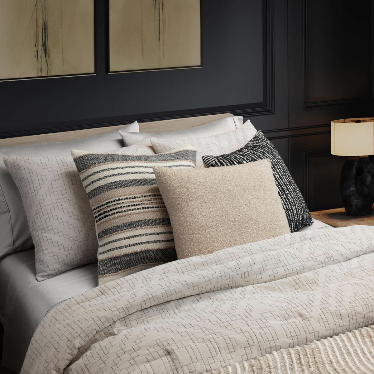 Remel Abstract Cotton Rich Decorative Pillow