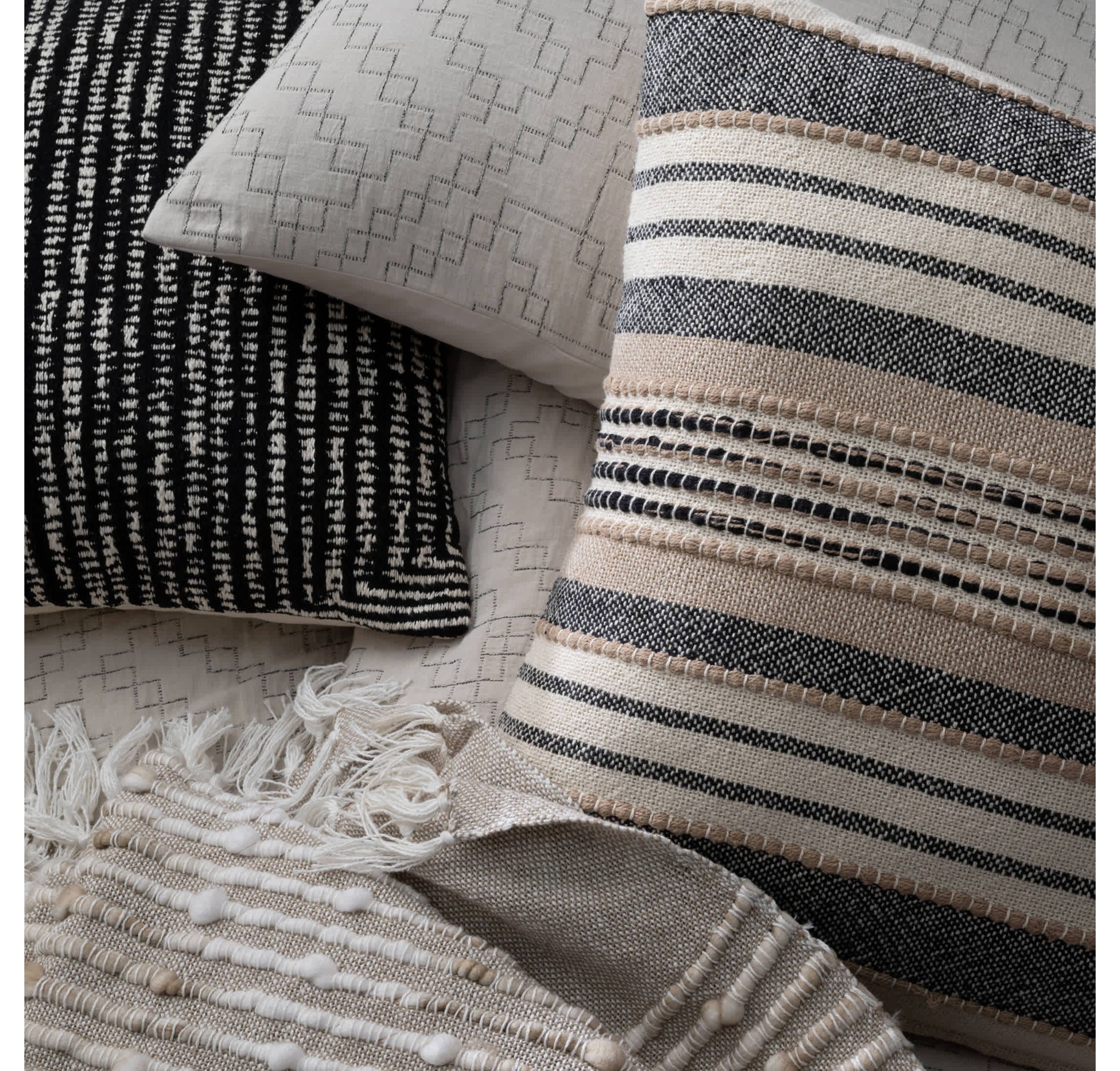 Remel Abstract Cotton Rich Decorative Pillow