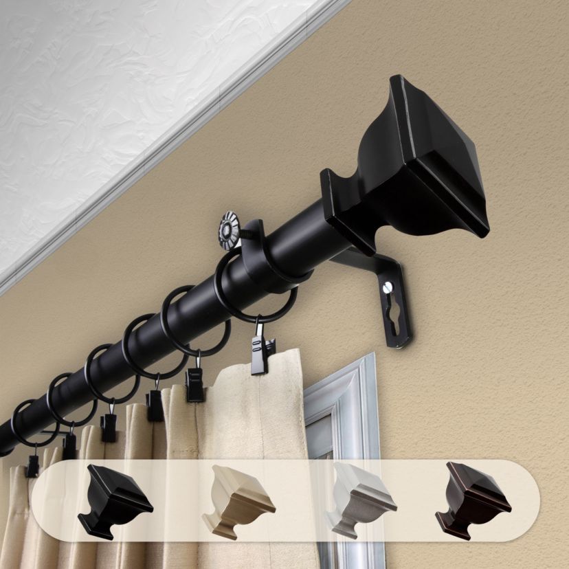 1" Romeo Curtain Rod