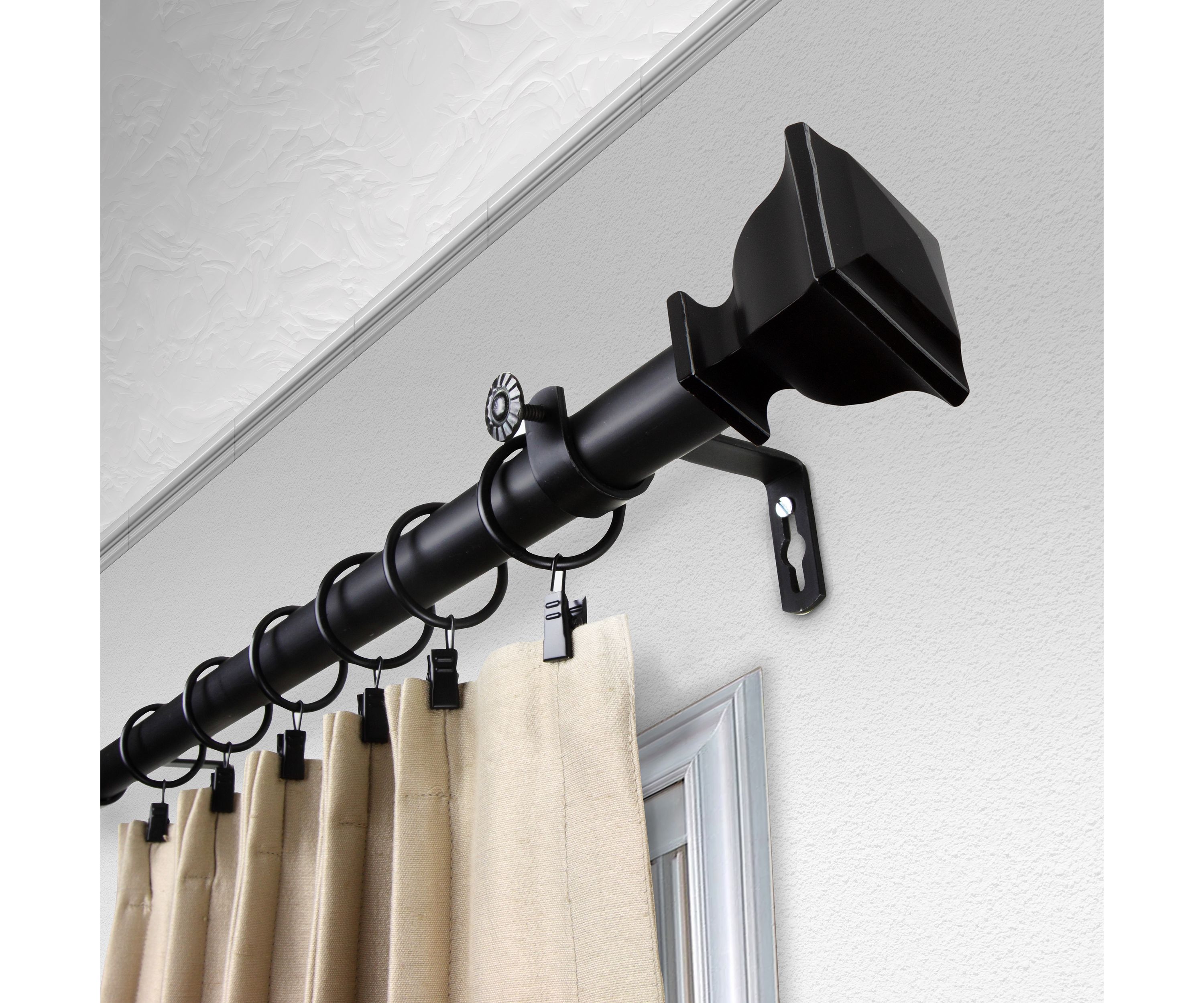1" Romeo Curtain Rod