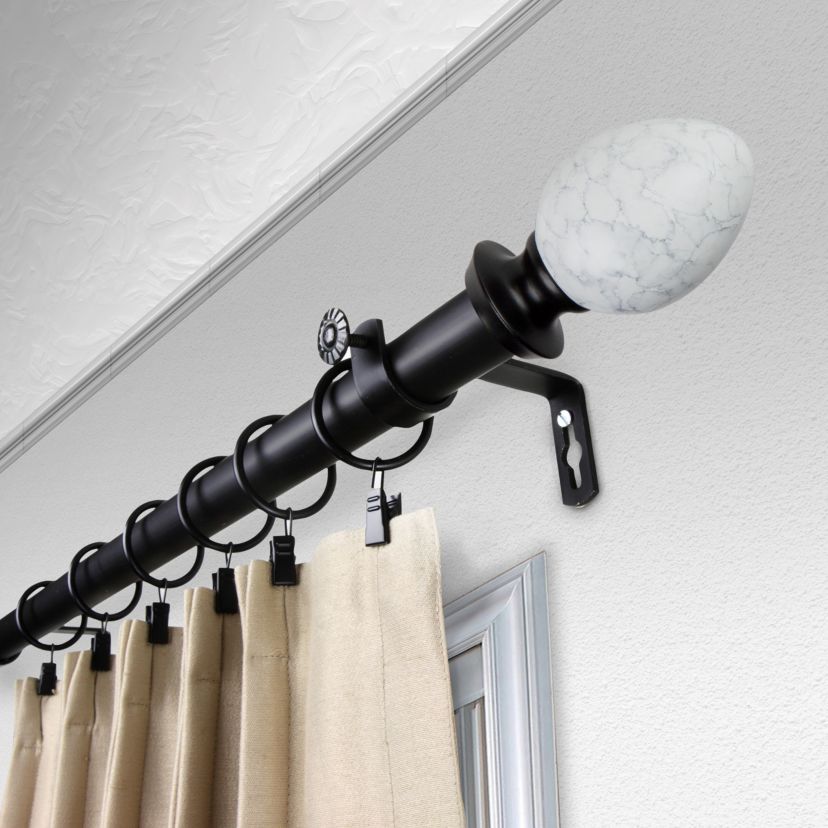1" Ovate Curtain Rod