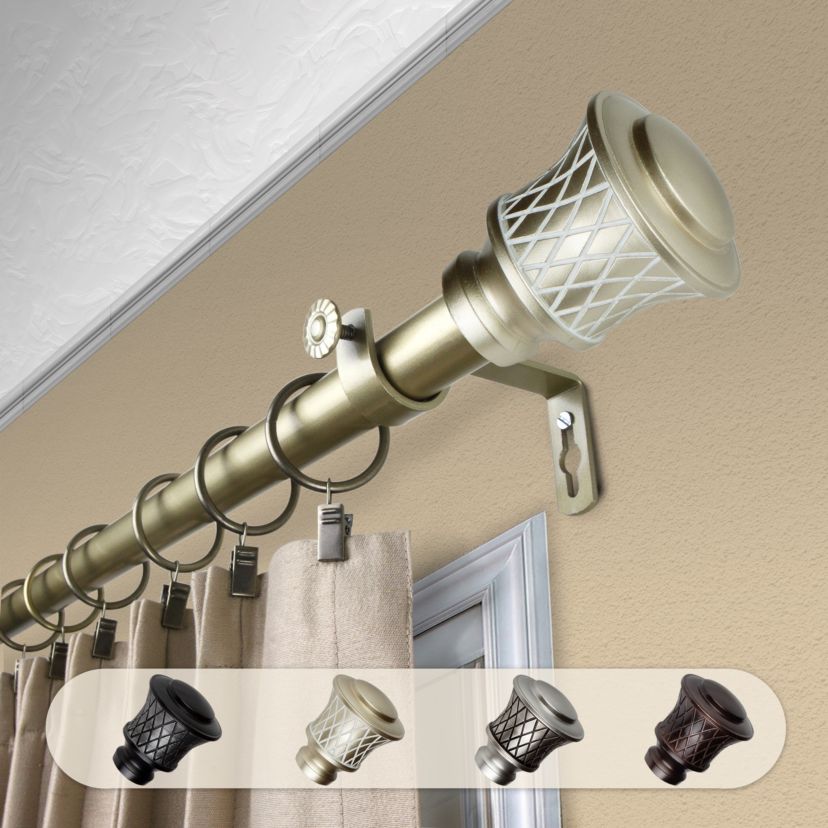 1" Olympia Curtain Rod
