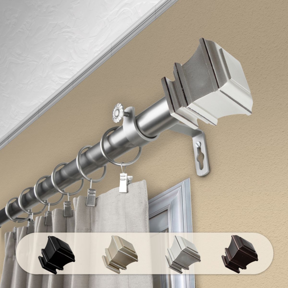 1" Pineda Curtain Rod