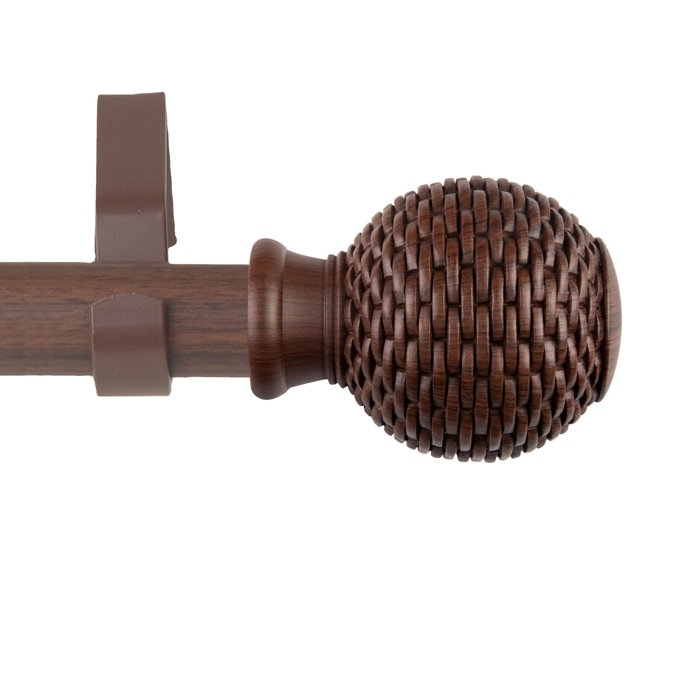 1" Bala Faux Wood Curtain Rod