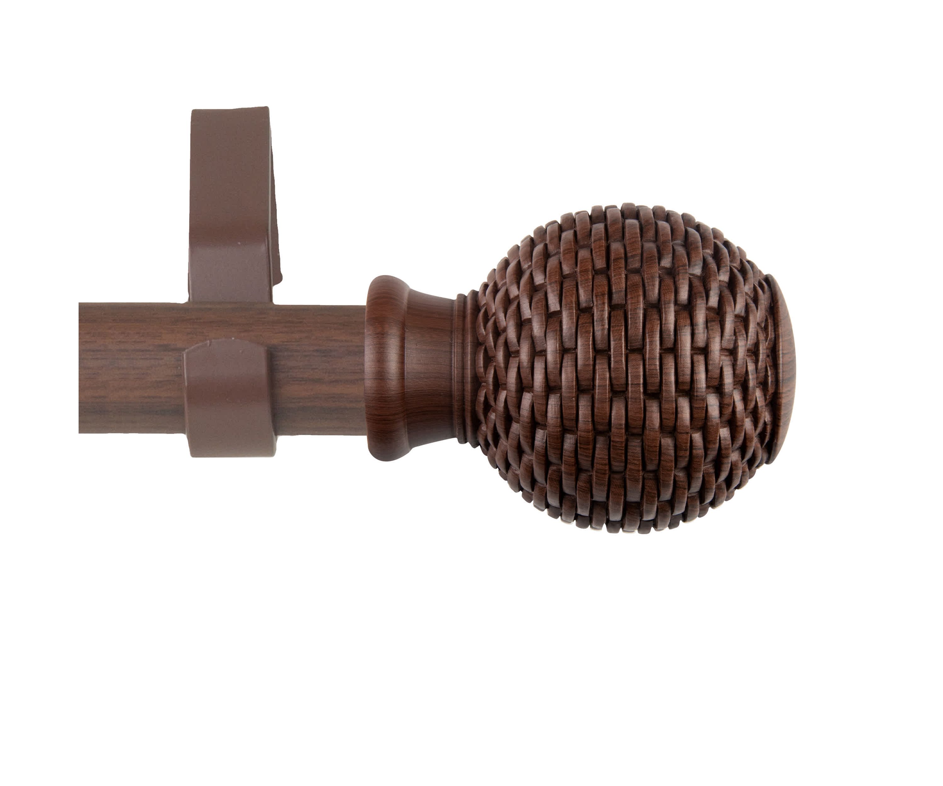 1" Bala Faux Wood Curtain Rod