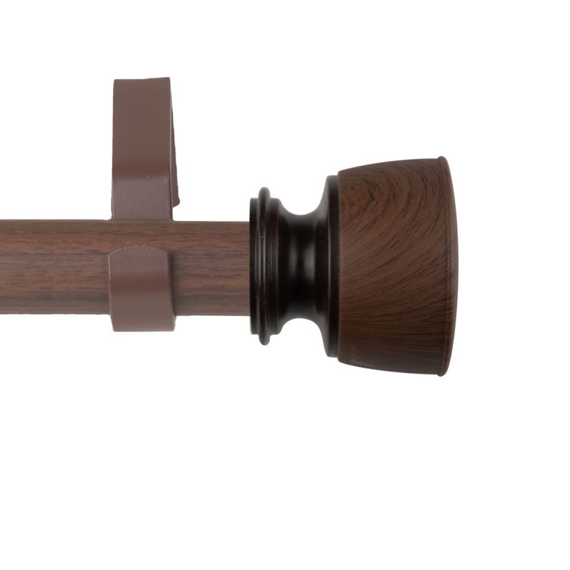 1" Nuno Faux Wood Curtain Rod