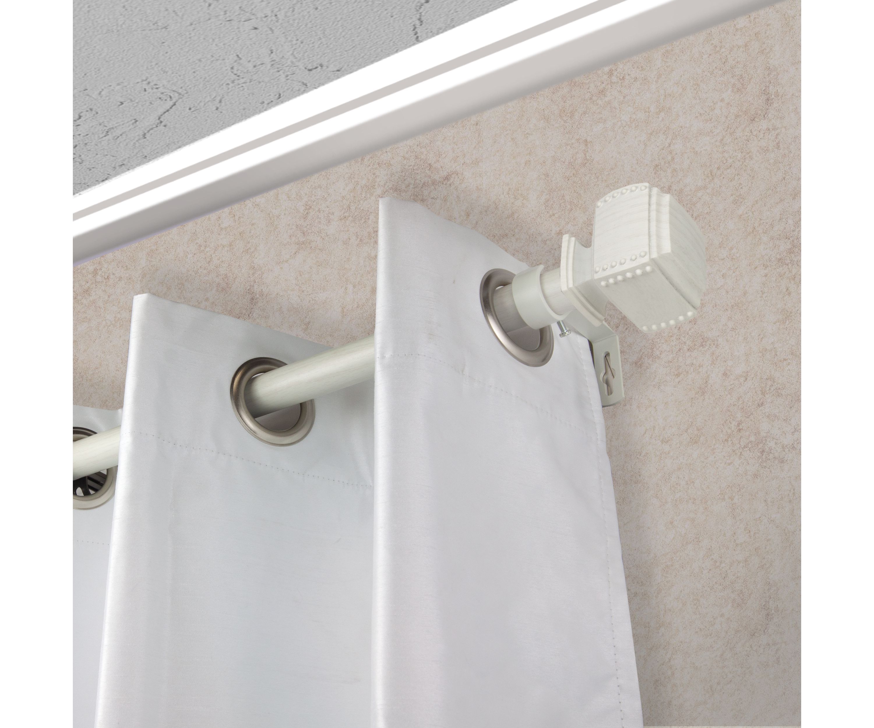 1" Bennett Faux Wood Curtain Rod