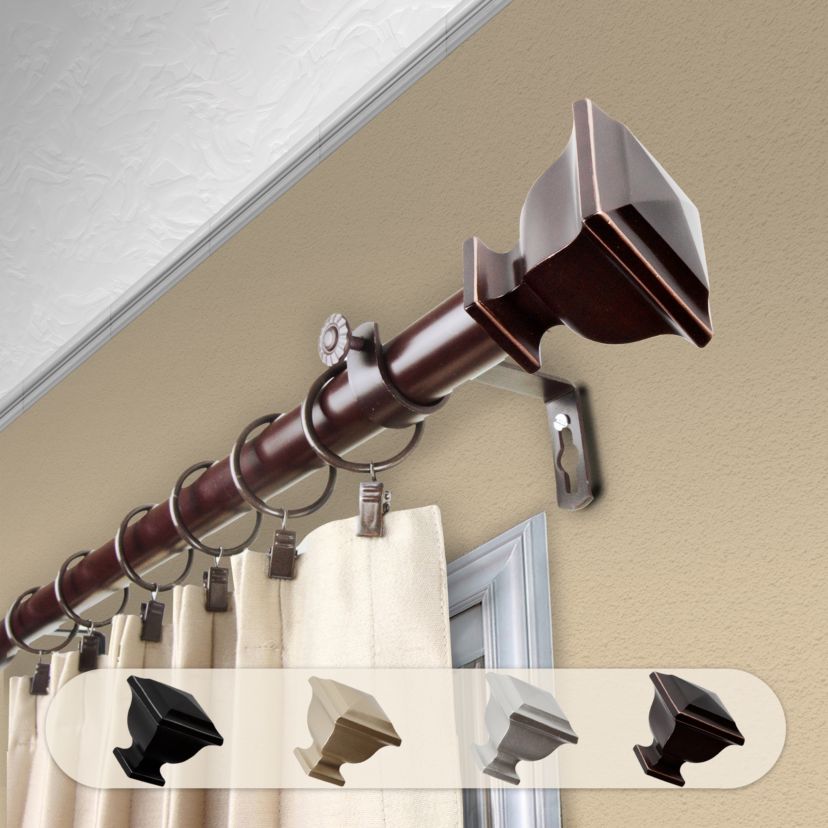 1" Romeo Curtain Rod