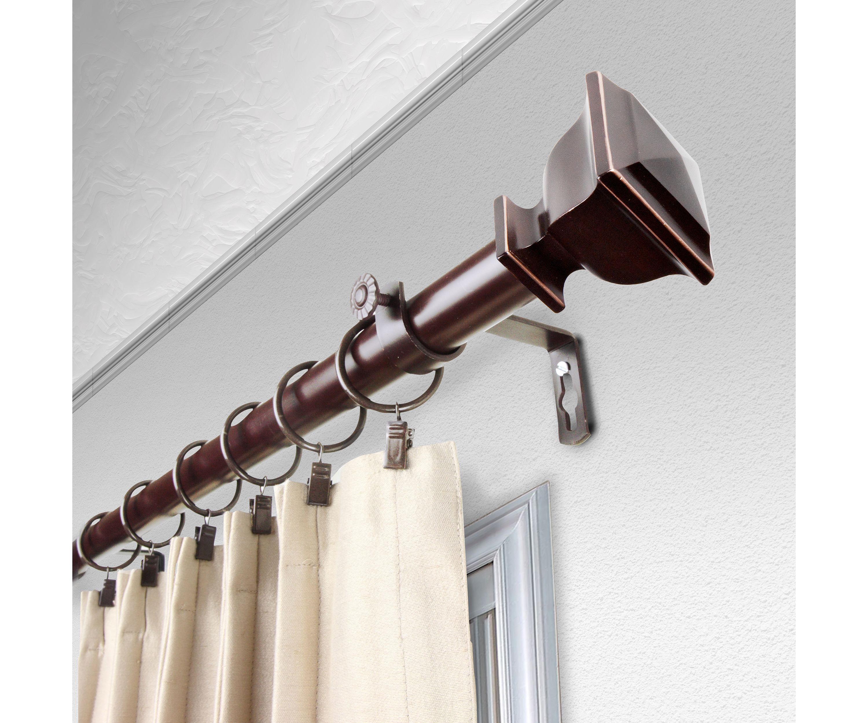 1" Romeo Curtain Rod
