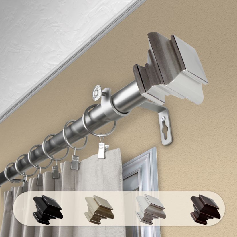 1" Fern Curtain Rod