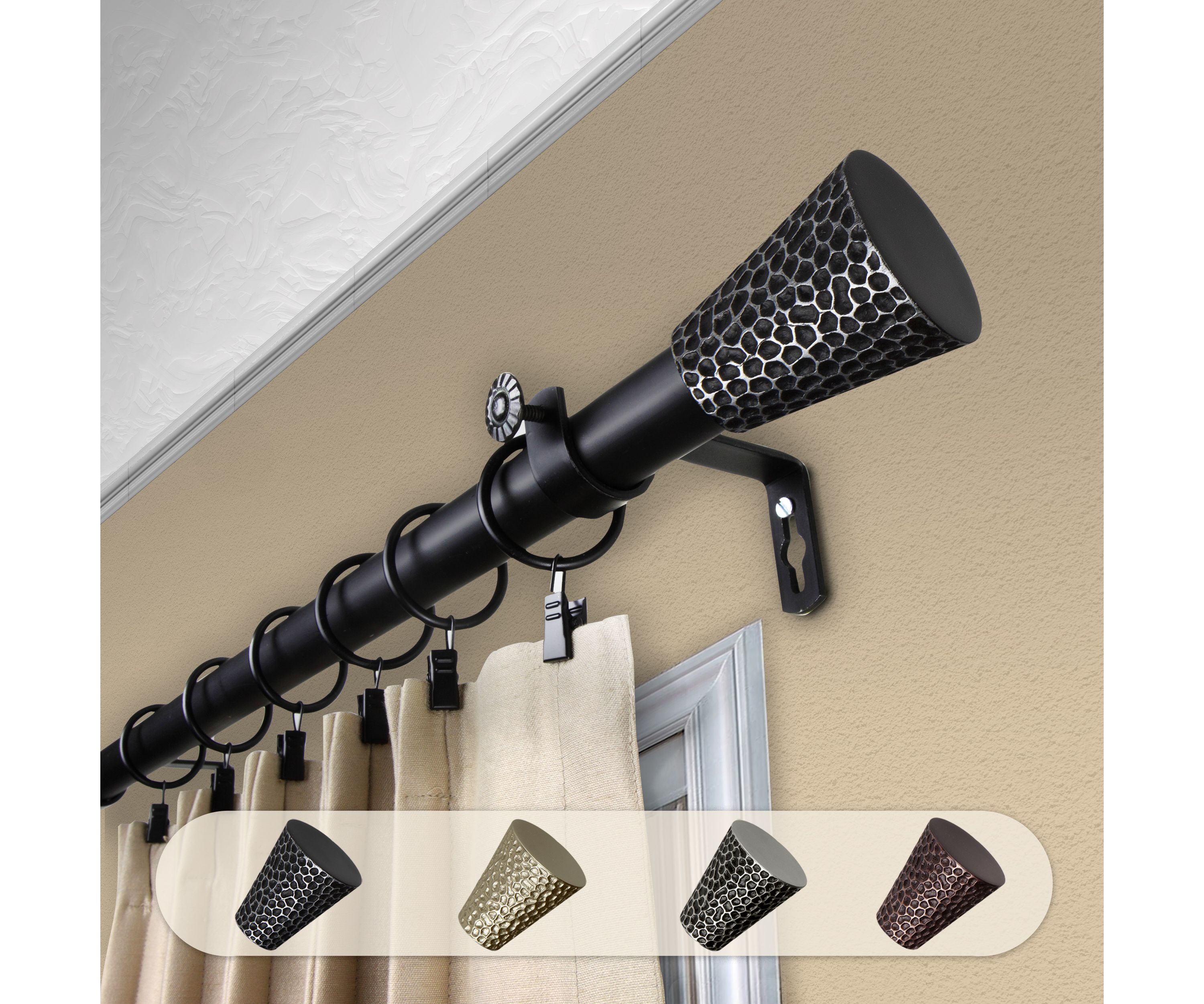 1" Haldor Curtain Rod