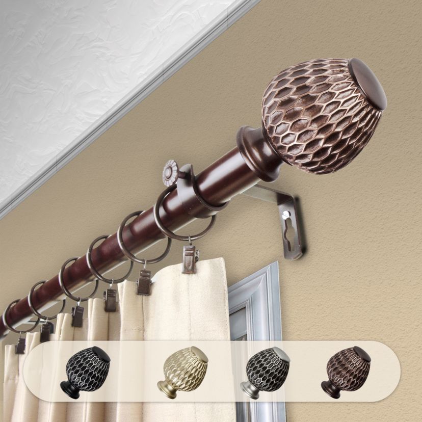 1" Ashwin Curtain Rod