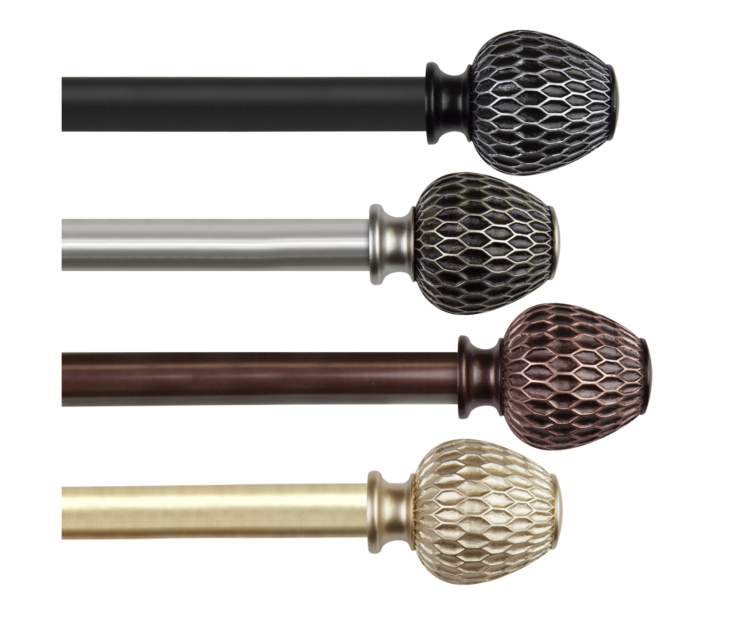 1" Ashwin Curtain Rod